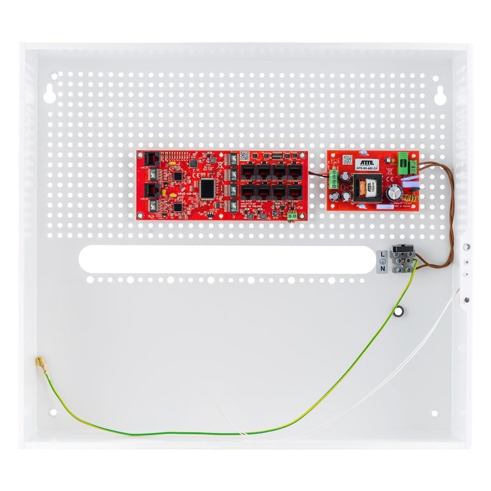 Atte Zestaw do 8 kamer IP switch PoE 8P+2G IP-8-20-H (8 Ports) (21310)