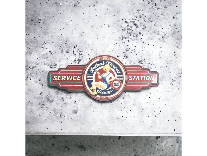 Plaque Service Station réparatrice