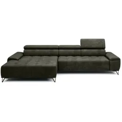 Ecksofa Palladio Stoff Moos
