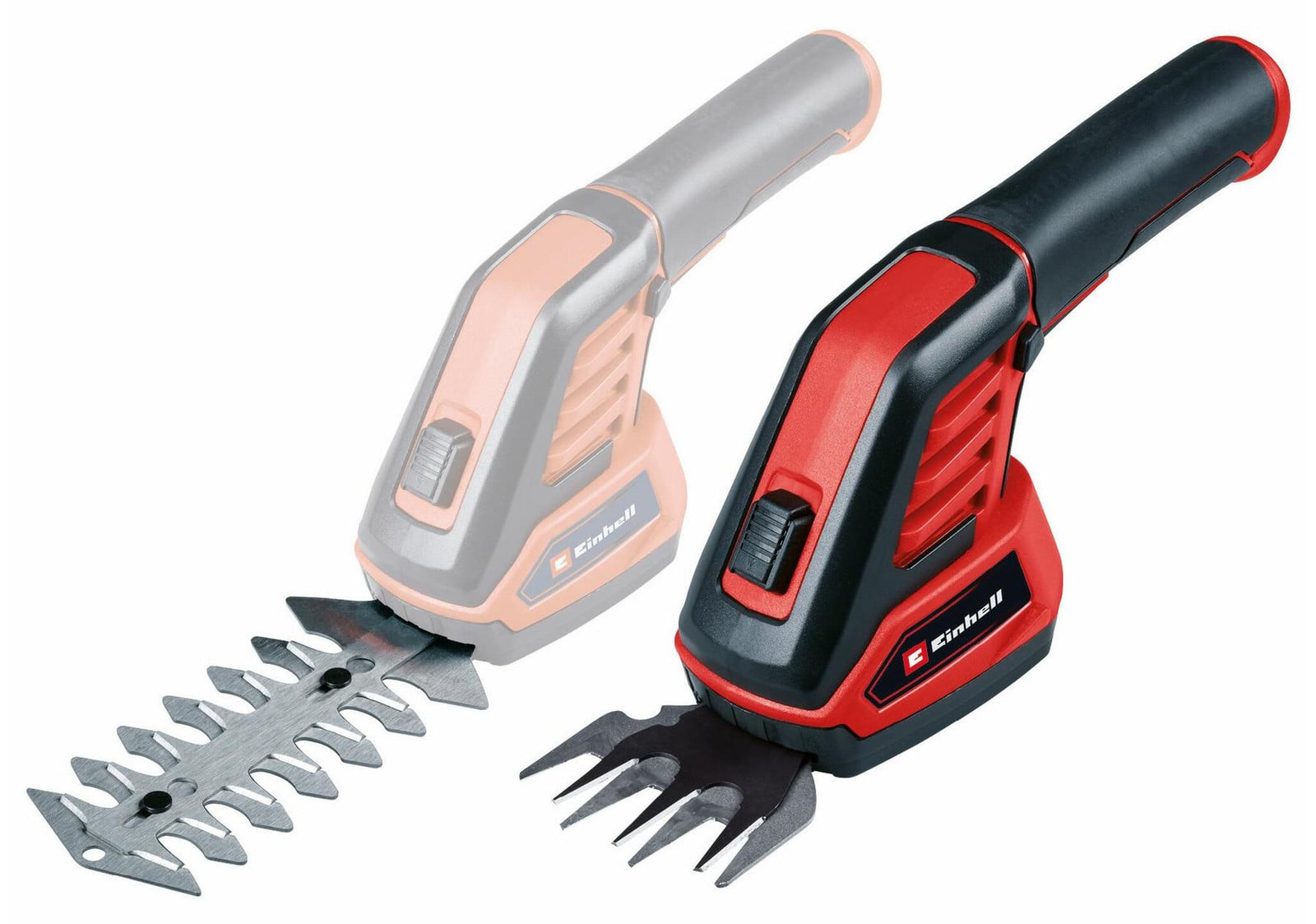 Einhell Accu-grasmaaier en -heggenschaar GC-CG 3,6/70 Li WT, zwart/rood, 2,0Ah lithium-ion accu