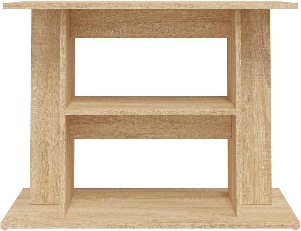 vidaXL Support pour aquarium chêne sonoma 80x35x60cm bois d'ingénierie