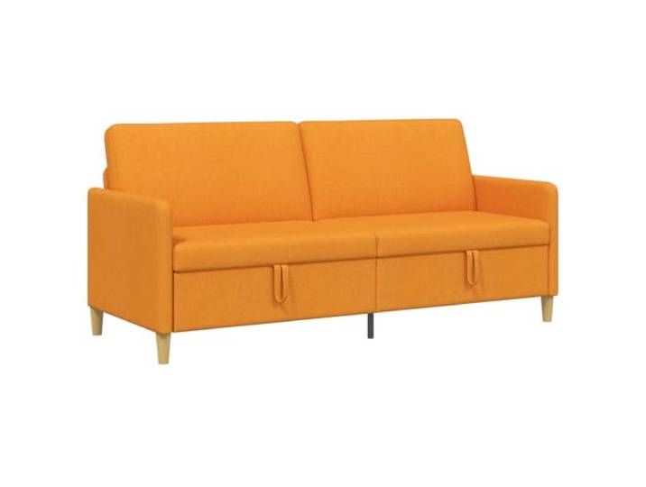 Todiikf 3-Sitzer Sofa mit Stauraum Dunkelgelb 192 x 78 x 87 cm Polyester Klappbare Sitzfläche bietet cleveren Platz im Wohnzimmer, abnehmbare Bezüge erleichtern die tägliche Pflege spürbar.