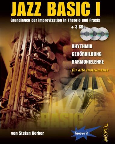 Stefan Berker - Jazz Basic Band 1 - Lehrbuch mit 3 CDs - Jazz lernen - Preis vom 16.10.2026 11:41:07 h