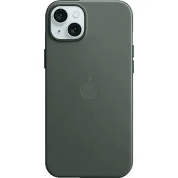 APPLE Feingewebe Case mit MagSafe, Backcover, Apple, iPhone 15 Plus, Immergrün
