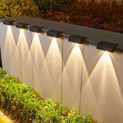 Evergreen Home Goods Ultra Bright Solar Lights Outdoor, Waterproof Garden Wall Lamp, Decorative Induction Lighting warm 6 Pcs