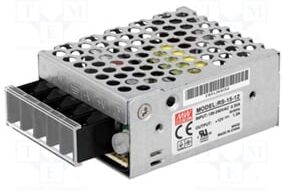 MEAN WELL Alimentatore Switching 12V 1,3A 15W