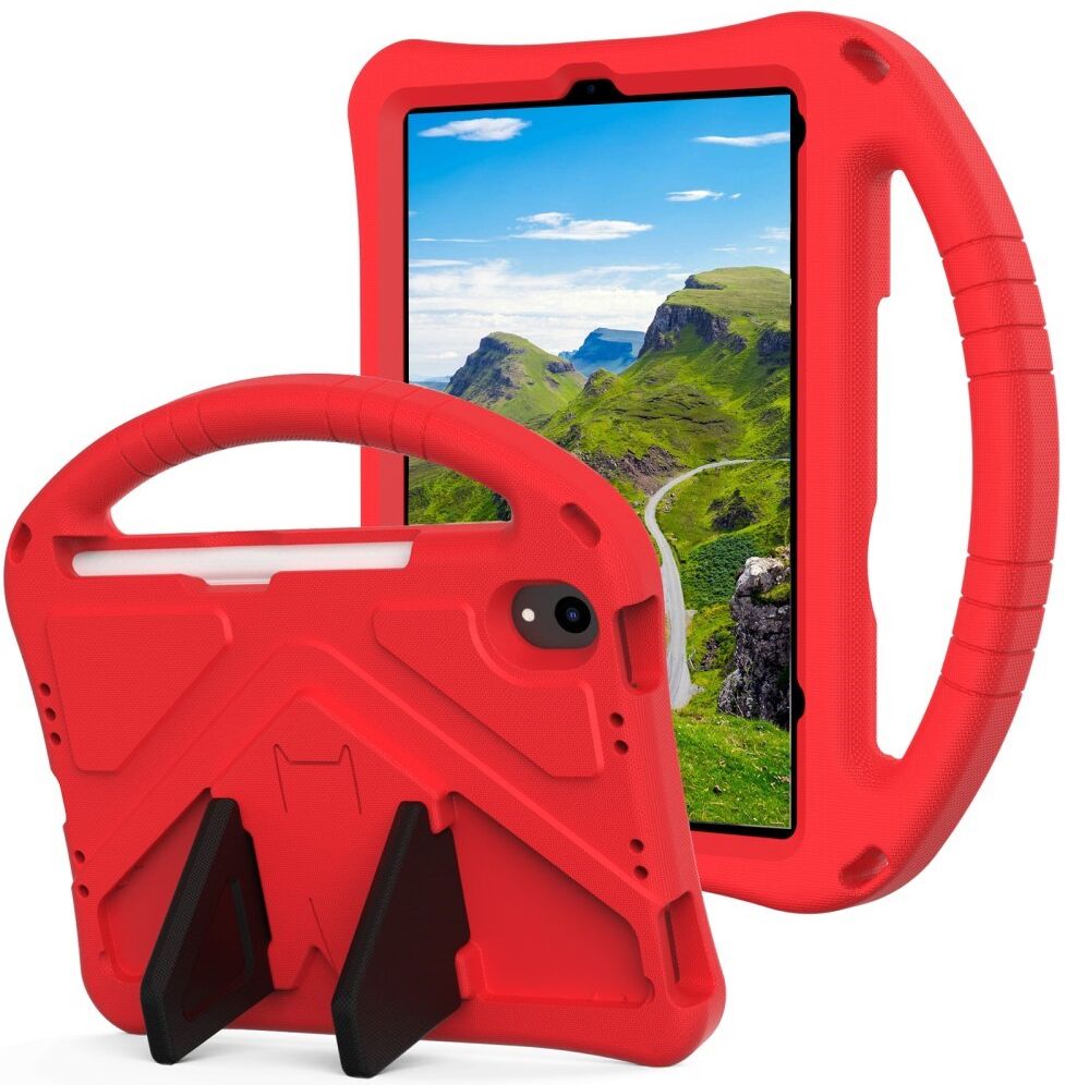 EIDERWOOD iPad mini (2024) / mini (2021) Børnecover m. Kickstand - Rød