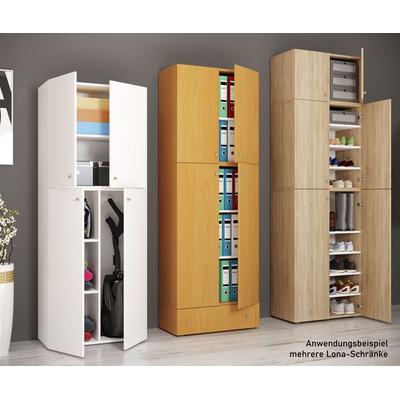 Holz Besenschrank Staubsauger Putzschrank Lona S