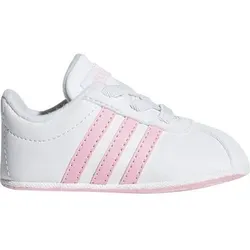 ADIDAS Kinder Tennisindoorschuhe VL COURT 2.0 CRIB, Größe 21 in Grau Grau
