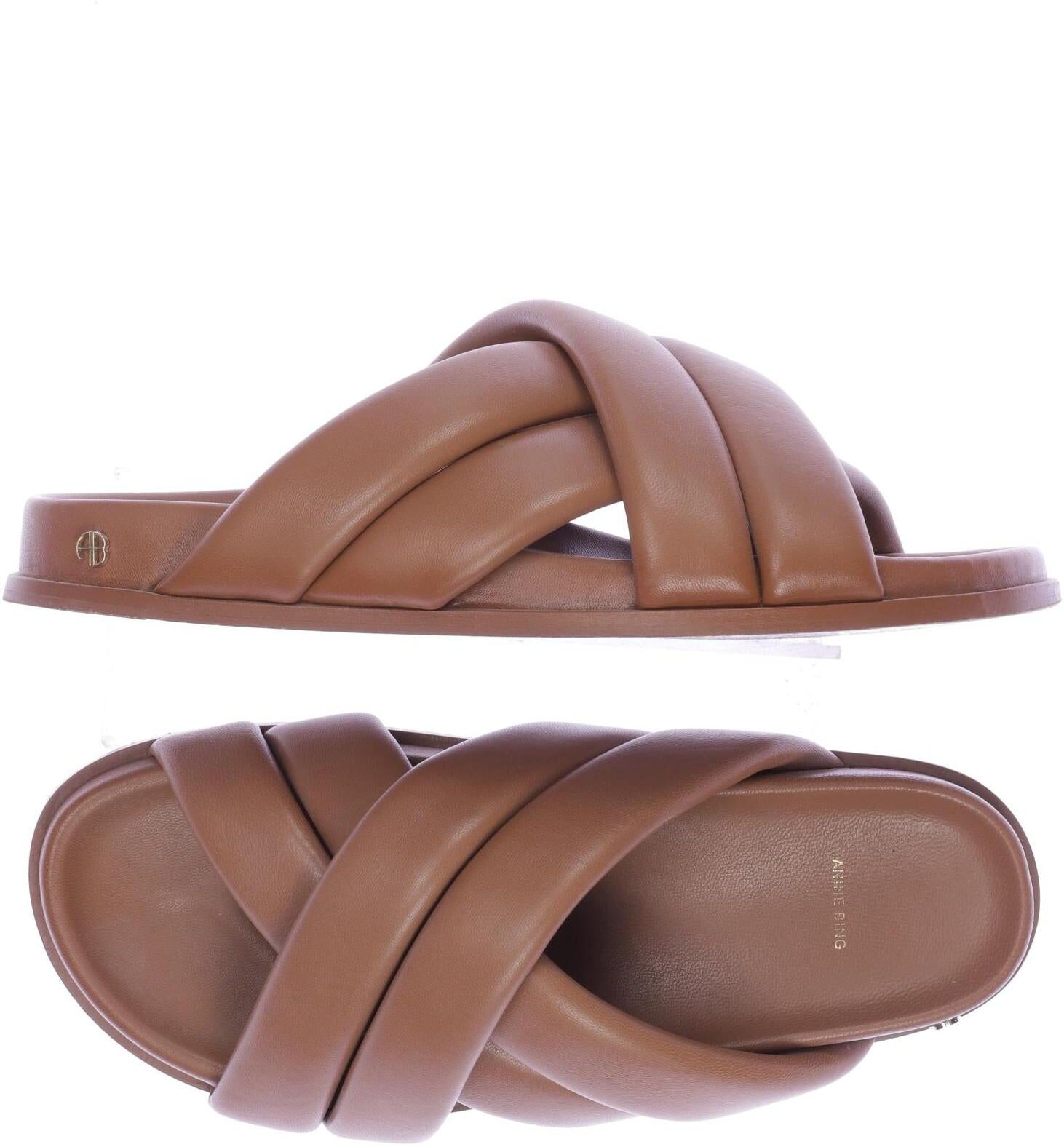 Anine Bing Damen Sandalen, Braun, Gr. EU 40, Leder - Second Hand
