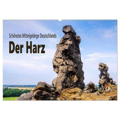 Der Harz - Schönstes Mittelgebirge Deutschlands (Wandkalender 2026 DIN A2 quer), CALVENDO Monatskalender