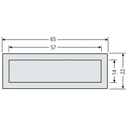 Renz Kombitaster LIRA 65x22 weiss 97-9-85116 ws