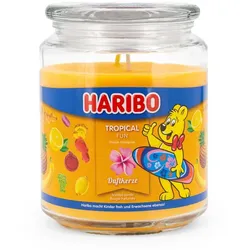 Haribo Duftkerze TM Blau,Orange,Transparent