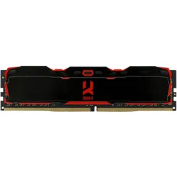 Goodram IRDM X Speichermodul 8 GB 1 x 8 GB DDR4 3200 MHz (1 x 8GB, 3200 MHz, DDR4-RAM, DIMM), RAM, Schwarz