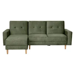 Max Winzer Ecksofa  Just Cool ¦ grün ¦ Maße (cm): B: 230 H: 92