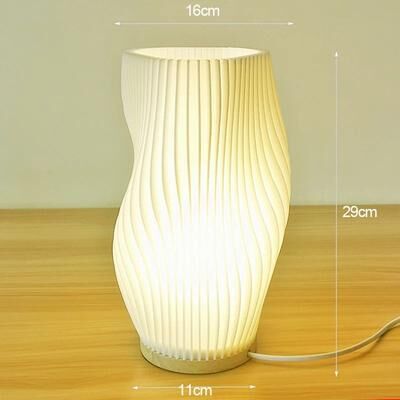 Uplifted Goods Elegant Pleated Desk Lamp For Cozy Atmosphere b au Plug