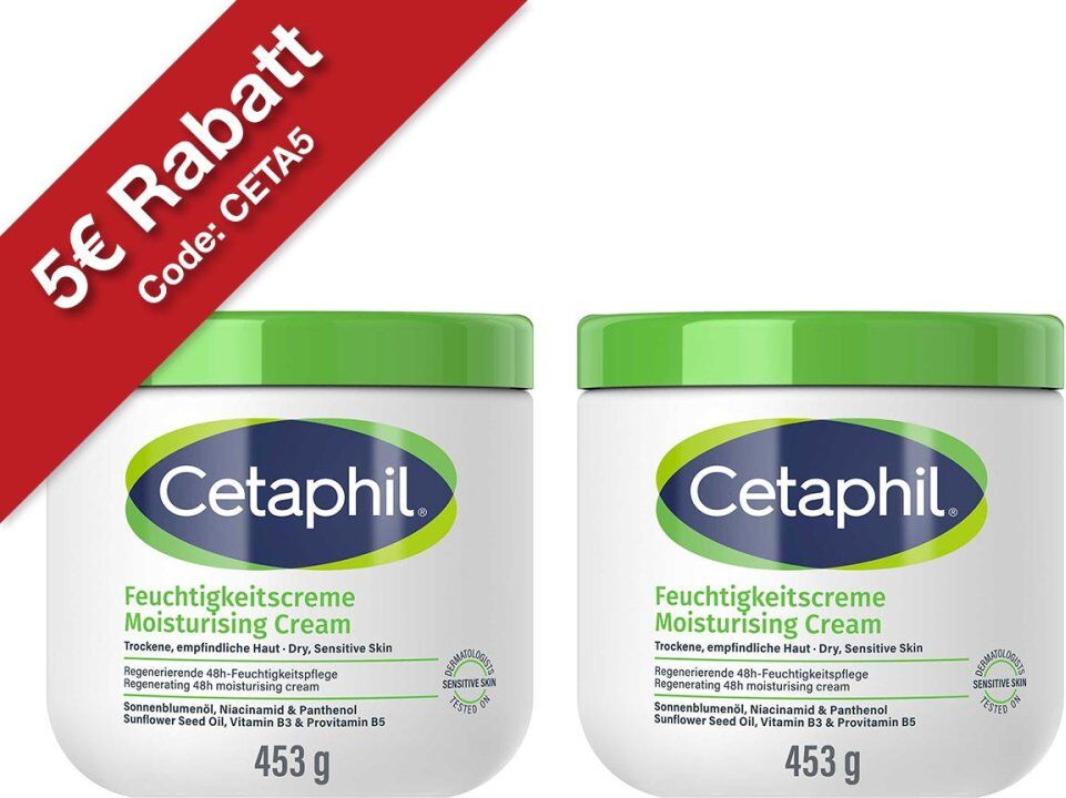 Cetaphil Feuchtigkeitscreme (453 g) 2x456ml
