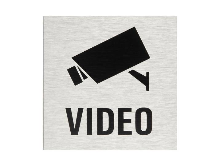 Videoüberwachung-Symbol 8 x 8 cm