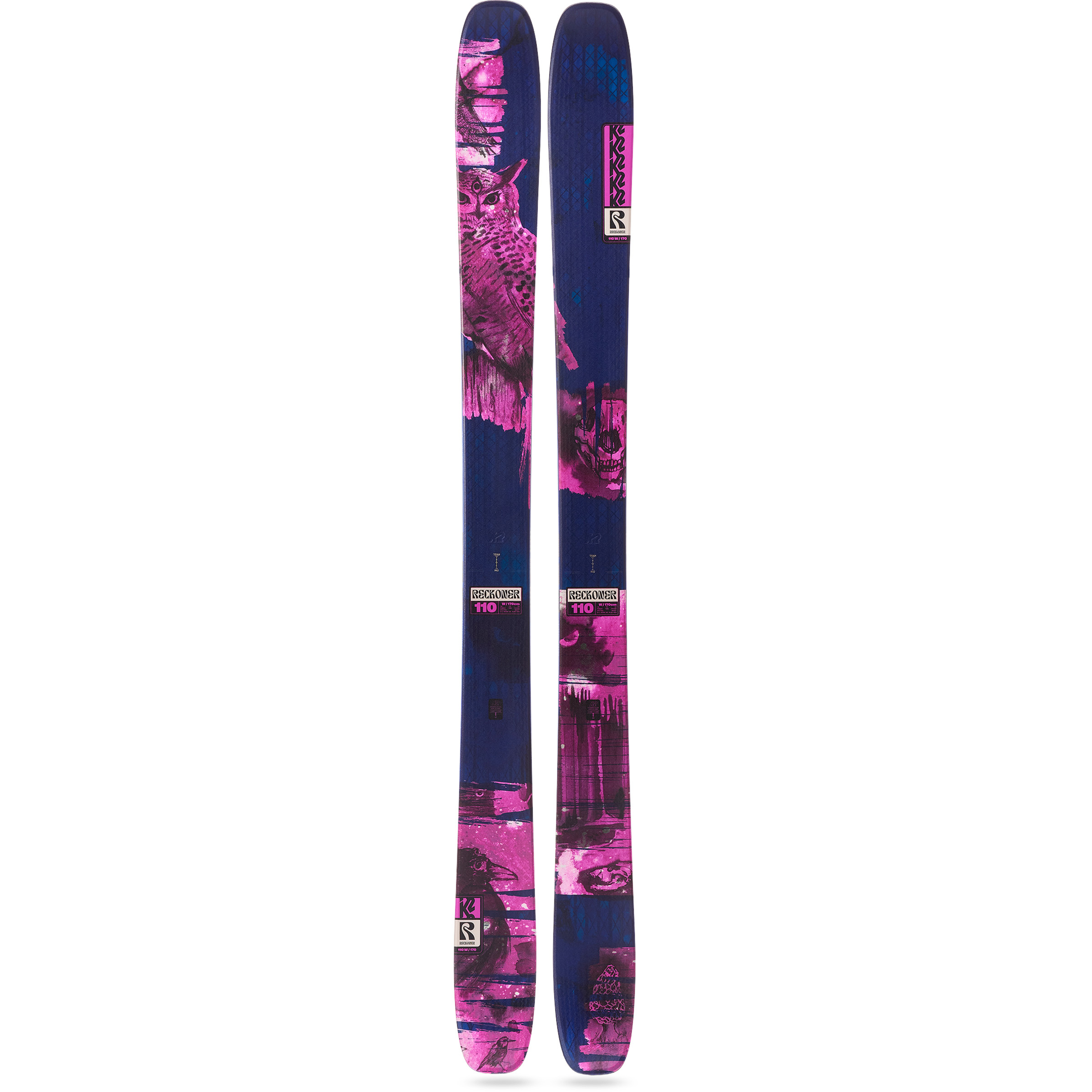 K2 Reckoner 110 Freerideski 26/27 Damen Ski weiss Größe 163CM Freeride