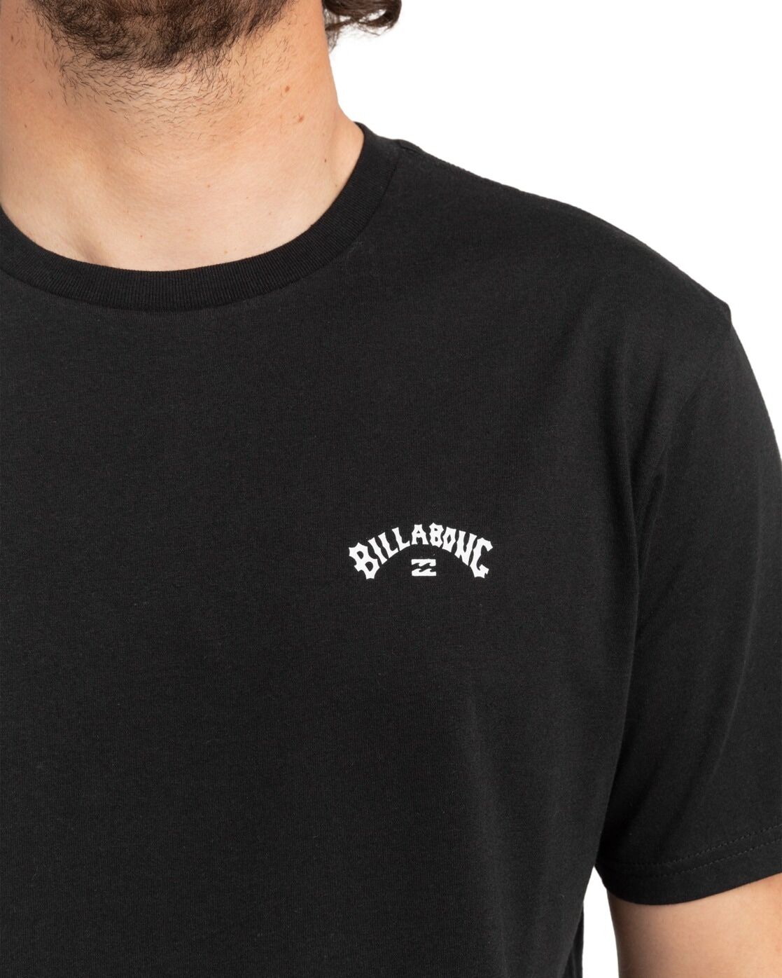 T-Shirt BILLABONG "Arch Wave", Herren, Gr. S, schwarz, Obermaterial: 100% Baumwolle., Shirts T-Shirt schwarz S