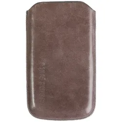 Samsonite Sleeve Toledo Gr. M Leder Grau für Handy/MP3-Player