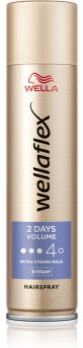 Wella flex 2 Days Volume laca de fixação forte para dar volume 250 ml. flex 2 Days Volume