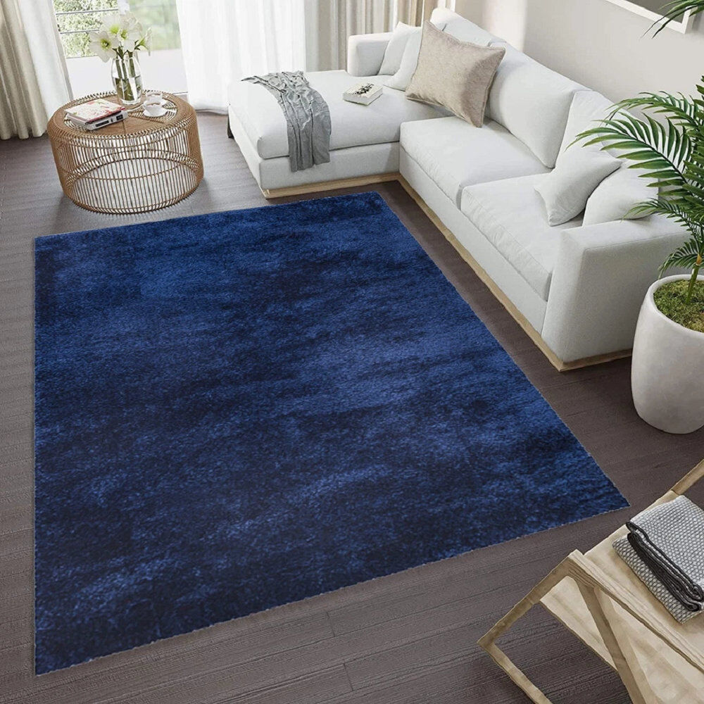 Household Furnishing York Rug Blue Blue Runner 60 x 220 cm