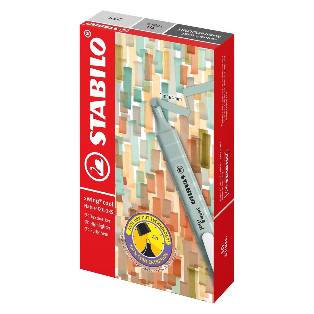 Stabilo Swing Cool Umbra Textmarker (10 Stk) (10x) (275/165)