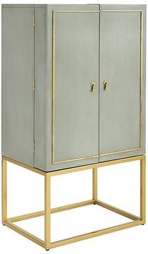Harper Campaign Bar - Brushed Gray - Ballard Designs