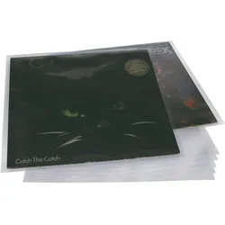 Schwäbische Albumfabrik LP-Schallplattenhüllen (Platten), CD- & Schallplatten Aufbewahrung, Transparent