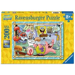 Ravensburger Puzzle - Kinderpuzzle 200 XXL Teile - Spongebob - Neue Abenteuer in Bikini Bottom