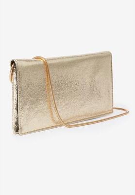 Women's Glitter Clutch by Accessories For All in Gold