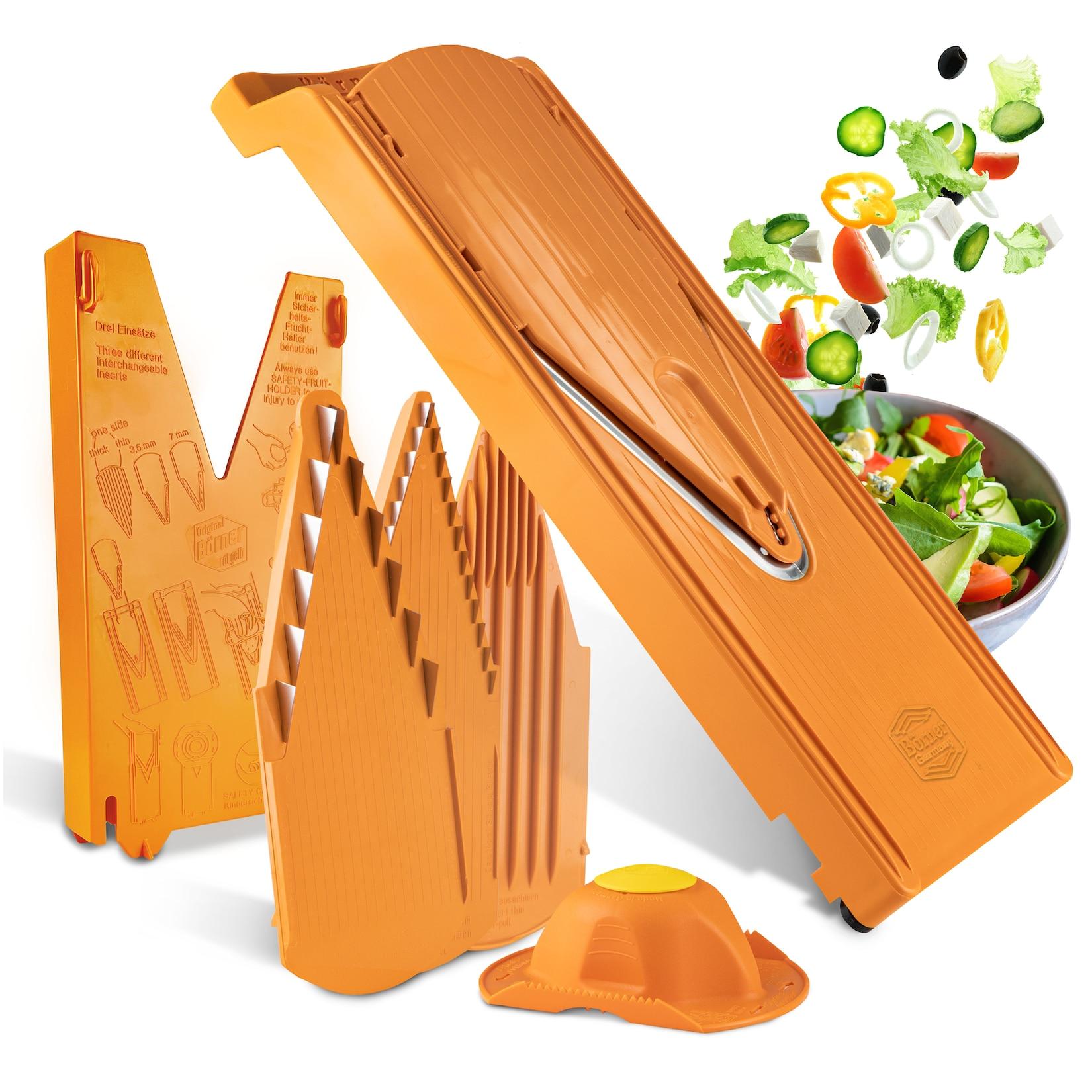 Börner V3 Küchenhobel mit Halter & Multibox Reibe, Kartoffelschneider