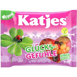 Katjes Fruchtgummis Glücksgefühle, 210 g