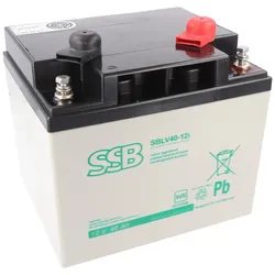 SSB SBLV40-12i 12V 42Ah Bleiakku AGM Blei Gel Akku