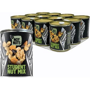 NoyNuts Studentenfutter Student Nut Mix, mit Rosinen, je 50g, 12 Dosen