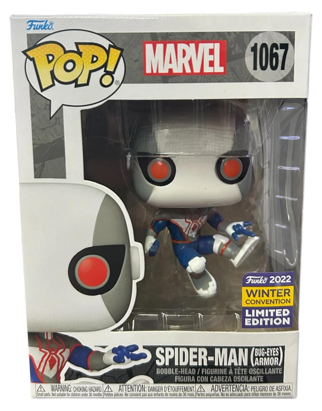 Funko Pop Marvel Spider-Man met Bug-Eyes-uitrusting