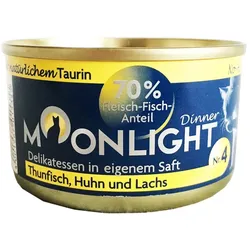 MOONLIGHT Dinner 4 Thunfisch, Huhn und Lachs 80g