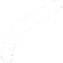 Dornbracht ROHR-AL.135MM WAND-WT - c 04282219900-00 160x80x40_chrom