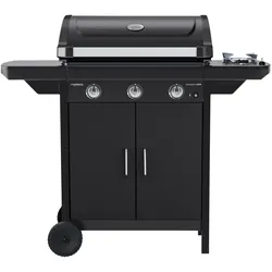 Campingaz, Gasgrill, Compact 3 EXS Gasbarbecue - 3 Branders - Zwart - BBQ (9.60 kW)