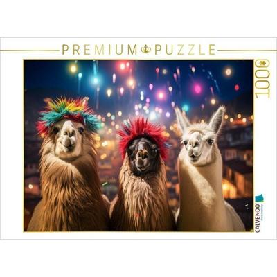 CALVENDO Puzzle Ein Motiv aus dem Kalender Die Welt der Alpakas | 1000 Teile Lege-Größe 64x48cm Foto-Puzzle für glückliche Stunden, Sonstige von ,