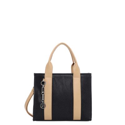 Shopper SURI FREY "Shopper SFY Lilly", Damen, Gr. B/H/T: 31cm x 25cm x 12cm 0, blau (blau 500), Polyester, Taschen Shopper
