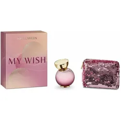 Halloween, Beauty Geschenkset, Set mit Damenparfüm MY WISH 2 Stücke (Parfum Set)