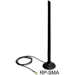 DeLOCK 88410 Netzwerk-Antenne Omnidirektionale Antenne RP-SMA 6,5 dBi