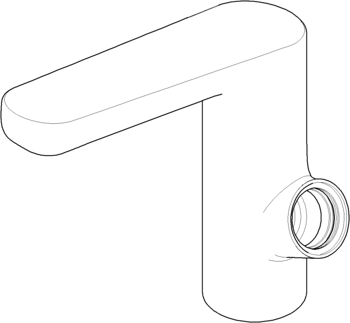 Dornbracht Körper EHM ohne Abl. 091990002-00 chrom