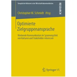 Optimierte Zielgruppenansprache, Fachbücher von Christopher M. Schmidt