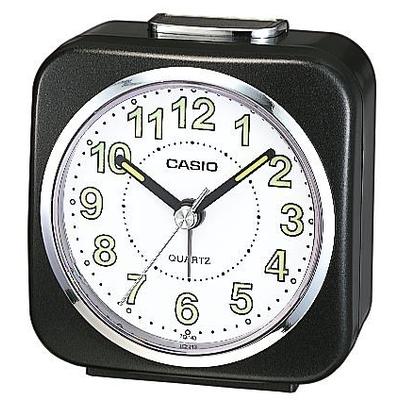 Quarzwecker CASIO "TQ-143S-1EF", schwarz, Wecker, Reisewecker, Wecker, Reisewecker, Beleuchtung, Schlafzimmer, Geschenkidee