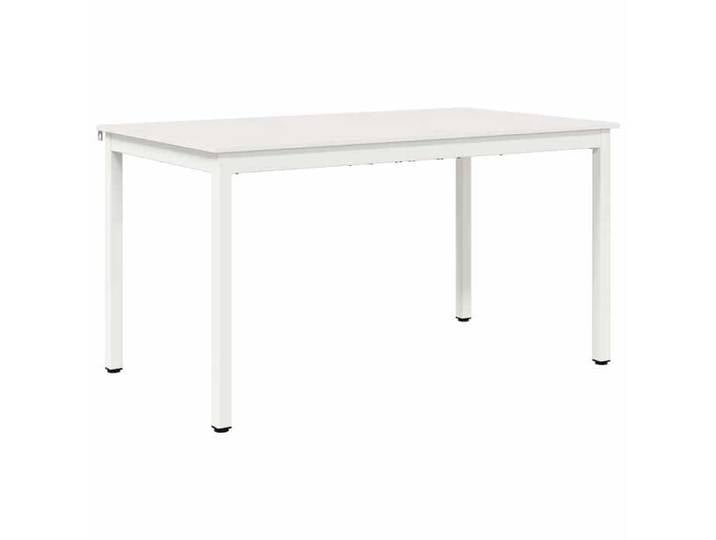 SALE 2026 Table Repas rustique/Table Salon Blanc - Table de salle à manger / Table de repas Blanc 140x80x75cm 20.4 Kg 832942