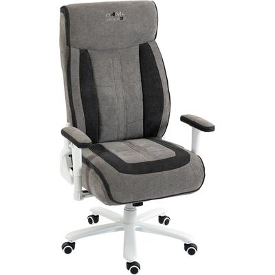 Gaming-Stuhl DUO COLLECTION "Game-Rocker G-40 Large", grau (grau, weiß, grau), B:72cm H:120cm T:76cm, Stühle, Gaming-Stuhl, Taschenfederkern