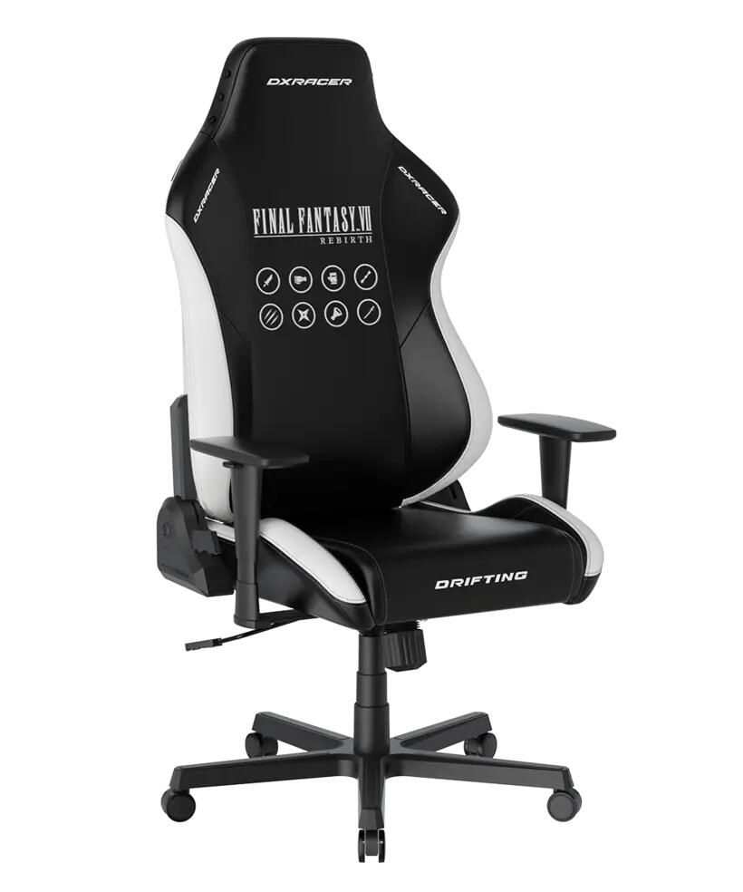 DXRacer Drifting Serie GC/LDC23LTA/FINALFANTASYVIIR Gaming-Stuhl - Regular / L - EPU Kunstleder - schwarz/weiß